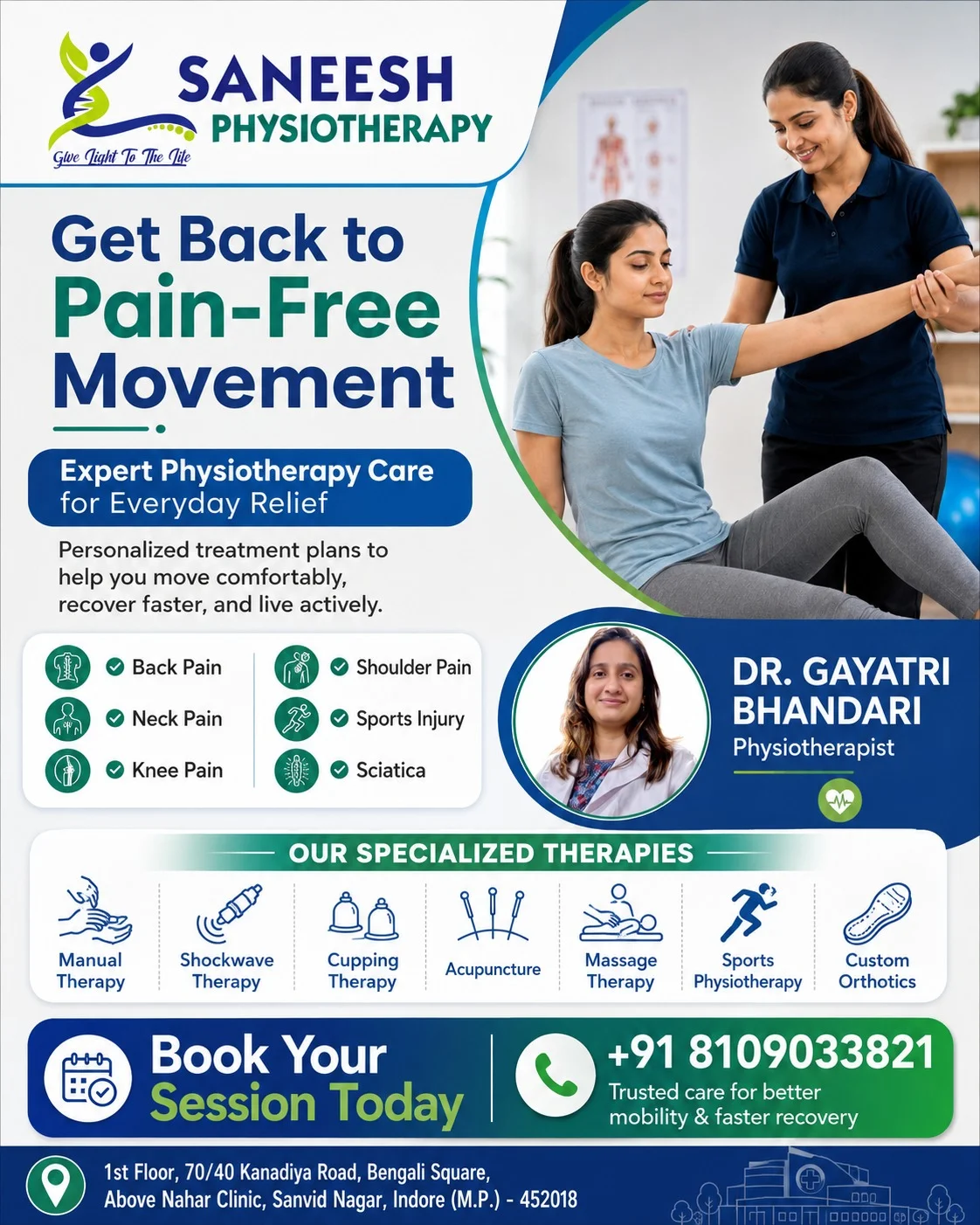 Personalised Care for Pain Relief and Better Movement